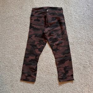 Lululemon Wunder Train Camo Leggings